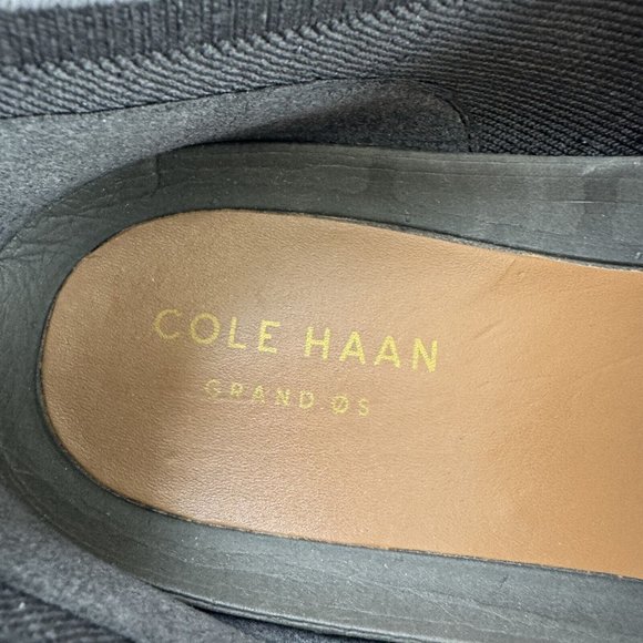 Cole Haan Size 11.5 Original Grand Mens Tie Shoes Stitchlite Wingtip Oxford Gray - Picture 9 of 11